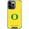 University of Oregon Mesh Yellow iPhone 16 Pro Clear Case